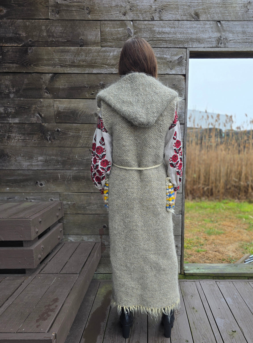 Long grey Gunya / vest – UAartsy