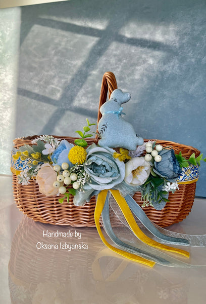 Designer Easter brown Basket “ Grey Boy” collection