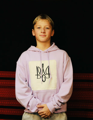 Ukrainian Trident unisex Hoodie – Handmade with Embroidery