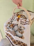 Hand Embroidery Beads Easter Basket cover “Classic in Brown” #1