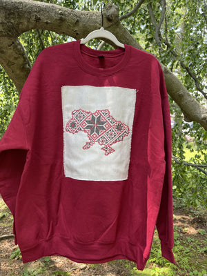 ✨ New in our collection ✨ Sweatshirts with unique embroidered inserts - a stylish combination of modernity and Ukrainian traditions ??