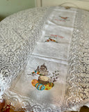 Easter table runner / napkin 150x40cm