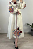 Woman embroidery dress L-XL