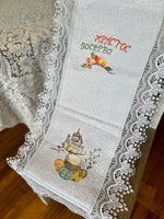 Easter table runner / napkin 150x40cm