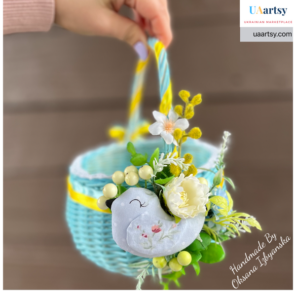 Designer Easter Basket “ Ukraine “ collection for kids
