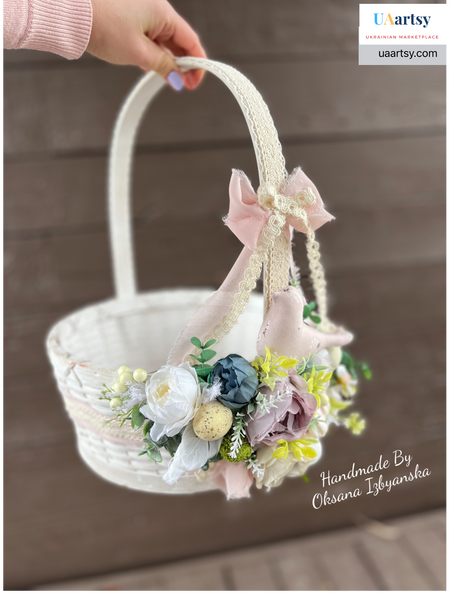 Golden rose basket hot sale