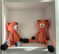 Crochet Fox "Lys Mykyta" toy