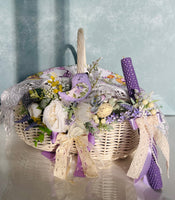 Designer Easter basket “Lavender collection “/ adult