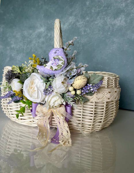 Designer Easter basket “Lavender collection “/ adult