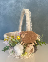 Decorated Easter Basket for kids “ Brown Sheep”