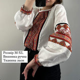 Woman HAND embroidery shirt “Ranok" M