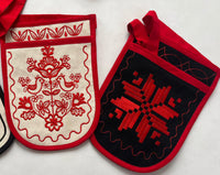 Bag / pocket  Antique Ukrainian style " Derevo"