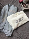 Embroidery Woman Hoodie Star