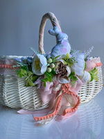 Designer Easter Basket + candle  “Cherry Garden “ collection / adult
