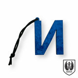 Velvet Cyrillic Letter Christmas Ornament