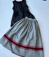 Woman skirt "Svitlana" / Antique skirt / Lesya Ukrainka style / S or M / Reversable