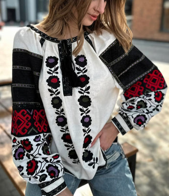Woman embroidery shirt “Borshchivka” 3XL and  4XL.