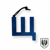 Velvet Cyrillic Letter Christmas Ornament