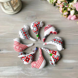Ornaments / Birds for decoration (set of 3)