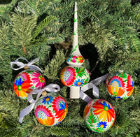 Sale / Hand painted ornaments, Petrykivka ( tree topper)