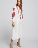 Woman embroidery dress / modern design " Maryna"