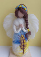 Ukrainian Angel / on wooden stand