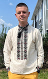 man embroidery shirt/blouse