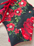 3 piece set / Hand embroidery/ vest / collar / headband size M-L