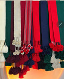 Belt / handmade / Krayka / Крайка з помпонами і китицями