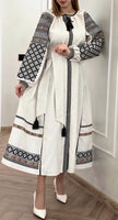 Linen embroidery dress "Victoria"