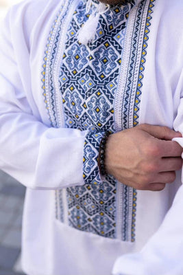 Man HAND embroidery shirt 