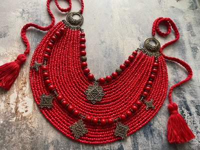 Red necklace 