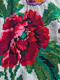 One of a kind, vintage 60-80 years old hand  embroidery, cardigan, ukrainian jacket, ukrainian hand embroidery cardie, cardi, jumper, size M-XL