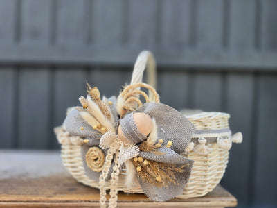 Easter Basket in Etno Style 