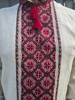 Man HAND embroidery shirt "Orest" size L-XL