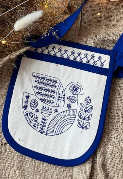 Pocket/ bag / Ladunka " Blue Bird "