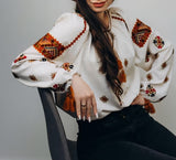 Woman HAND embroidery shirt “Nastya”