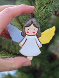 Handmade ceramic Christmas Angel