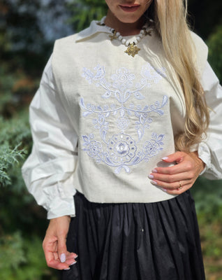 Ukrainian Linen Corset 