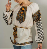 Woman HAND embroidery shirt “Panna” size M-XL