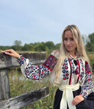 Woman embroidery shirt/blouse "Odarka" size S-L