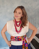 Belt / handmade / Krayka from Poltava region/ triangle