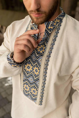 Man HAND embroidery shirt 