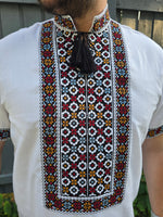 Man HAND embroidery shirt “Slavko” size S M L
