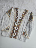 One of a kind, vintage 60-80 years old hand  embroidery, cardigan, ukrainian jacket, ukrainian hand embroidery, jumper