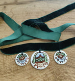 Ceramic handmade necklace / Kosiv ceramic