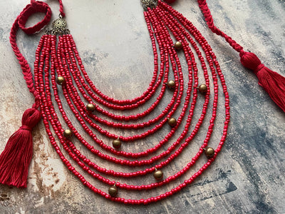 Red necklace 