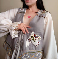 Hand made vest/ Corset / камізелька / жилетка " я іду додому " size S/М
