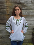 Woman HAND embroidery shirt “Dzvinka” size L-2XL