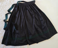 Reversable skirt "Tatiana" / one side black another side green  replica of Antiqlu skirt / Lesya Ukrainka style / M-2Xl